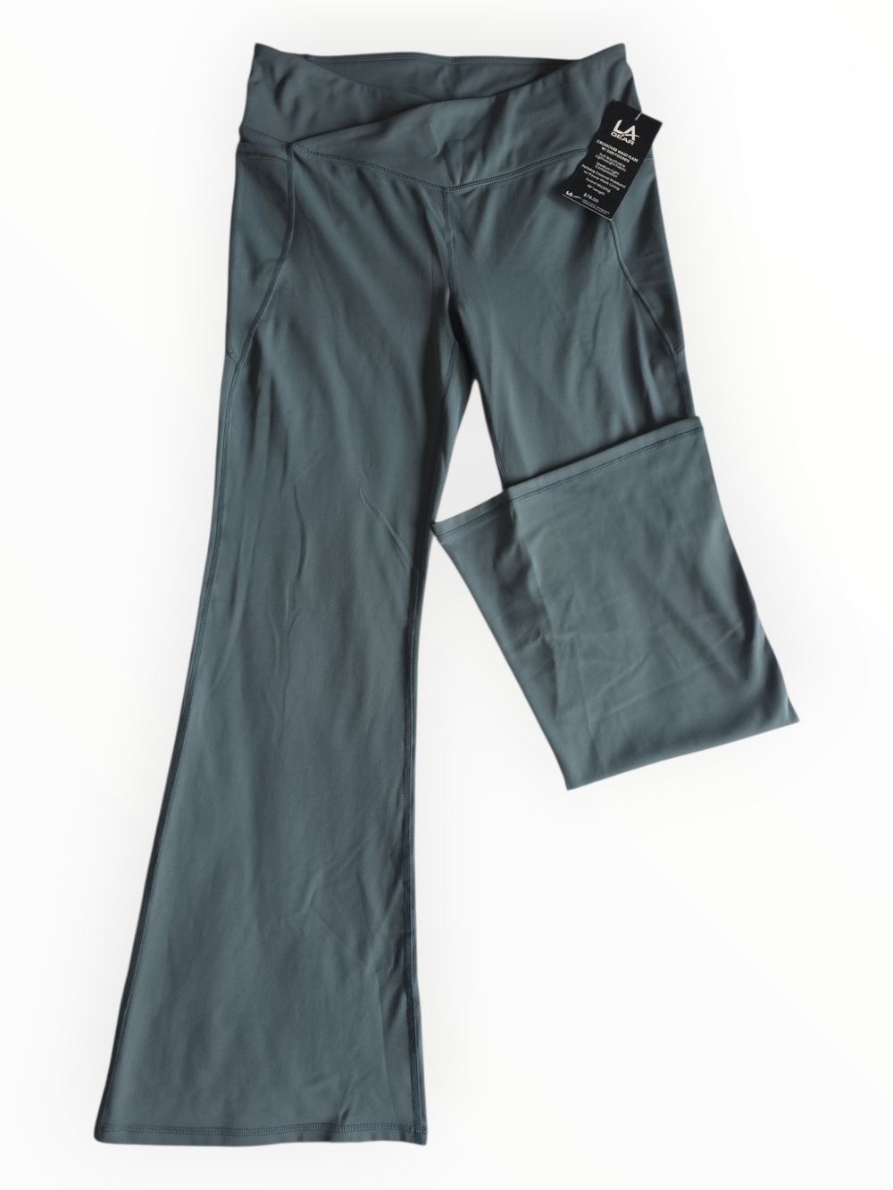 L.A. Gear Women's Flared Leggings in Slate Gray. Free Shipping!!!!!
